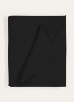 NAPPE COTON LIN FINITION BOURDON MOYEN FORMAT Noir