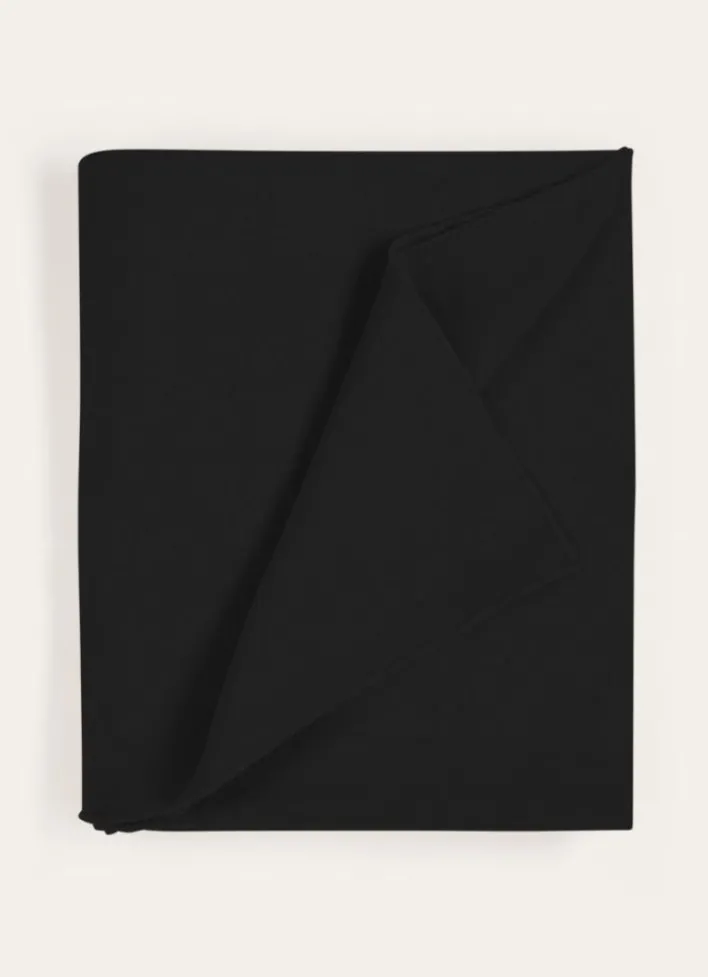 NAPPE COTON LIN FINITION BOURDON MOYEN FORMAT Noir