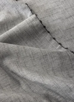 NAPPE EN CHAMBRAY TISSÉ-TEINT FINITION CROQUET GRIS
