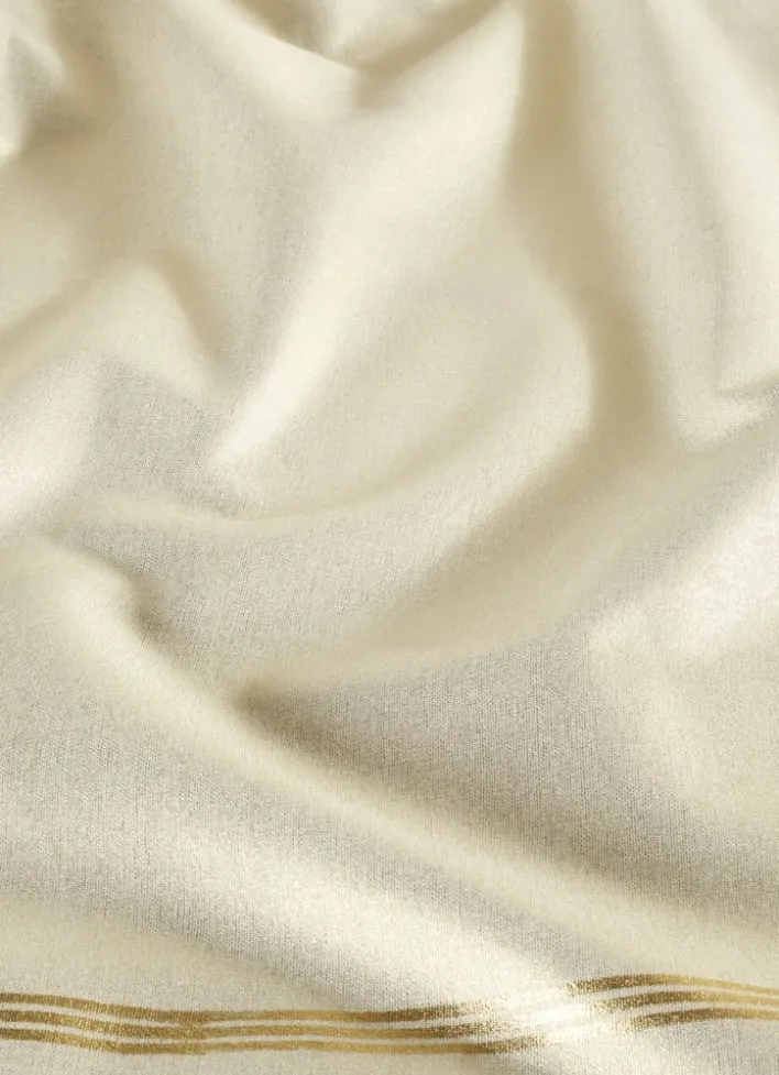 NAPPE EN COTON PAILLETÉ OR