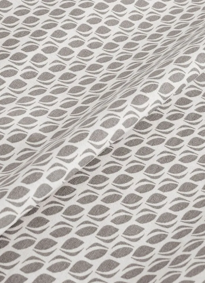 NAPPE ENDUITE IMPRIMÉ GRAINS DE CAFÉ BLANC/GRIS