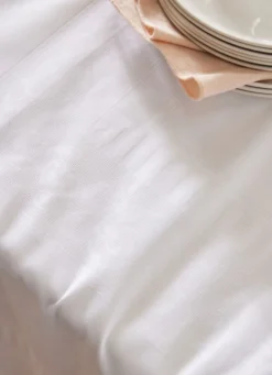 NAPPE EN JACQUARD BLANC