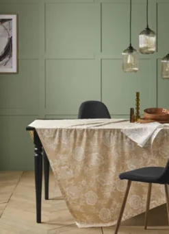 NAPPE FLEUR BICOLORE RALY BEIGE