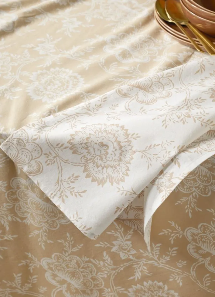 NAPPE FLEUR BICOLORE RALY BEIGE
