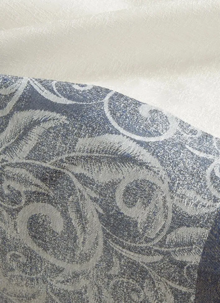 NAPPE JACQUARD EN COTON ENDUIT MULTICOLORE
