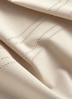 NAPPE POINÇON EN COTON NANI GRIS BEIGE