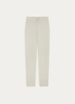 PANTALON EN MAILLE DOUCE MINDY ÉCRU