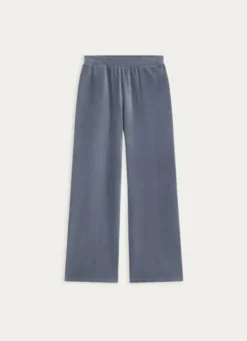 PANTALON EN VELOURS CALOU Bleu ORAGE