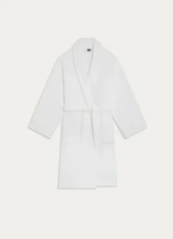 PEIGNOIR DE BAIN UNI EN ÉPONGE 450GR BLANC