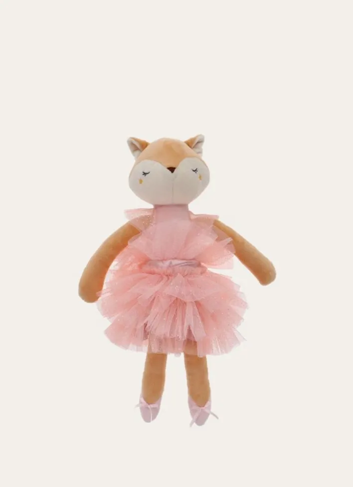 PELUCHE EN FORME DE RENARDE ROSE