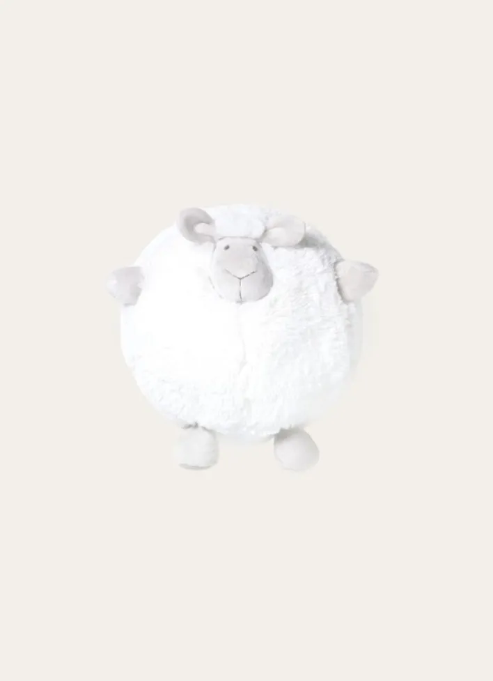 PELUCHE MOUTON ROND BLANC