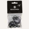 PETITS ANNEAUX À PINCES POUR RIDEAUX- DIAM2,2CM NOIR