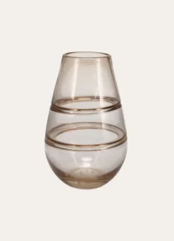 PETIT VASE EN VERRE RICOCHET AMBRE