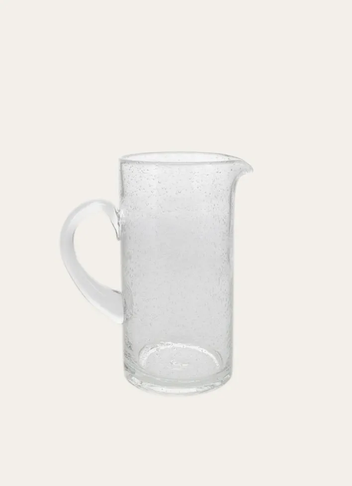 PICHET EN VERRE BULLÉ TEINTÉ TRANSPARENT