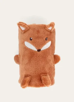 PLAID ENFANT RENARD ROUX