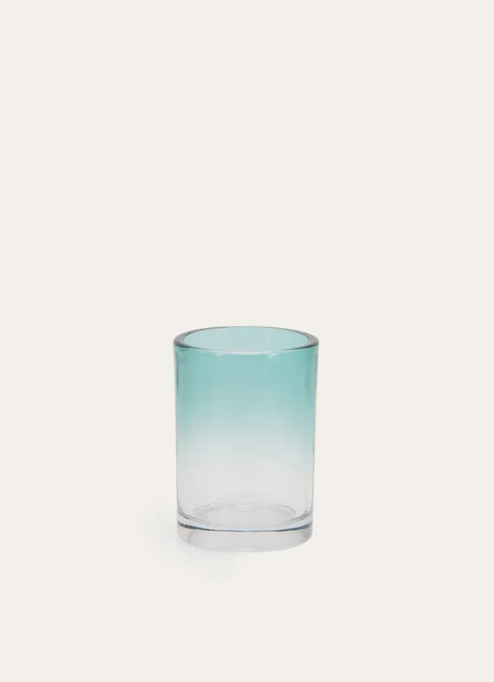 PORTE-BROSSE À DENTS EN VERRE DÉGRADÉ ORPHÉE BLEU/VERT