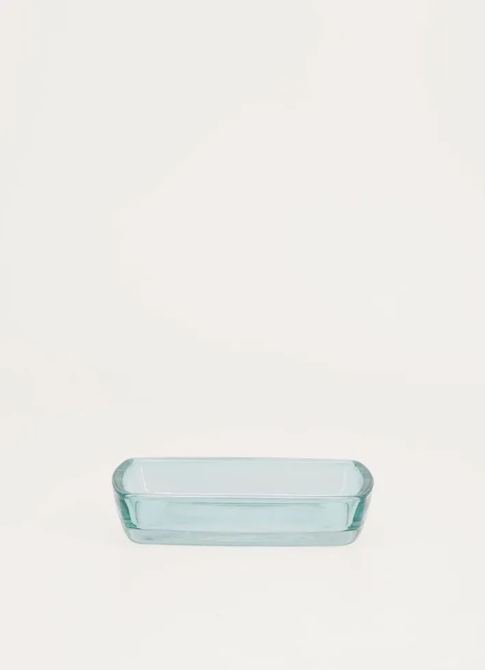 PORTE-SAVON EN VERRE DÉGRADÉ BLEU/VERT