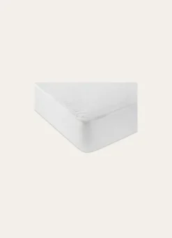 PROTÈGE-MATELAS BOUCLETTE ÉPONGE IMPERMÉABLE 200GR BLANC