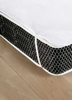 PROTÈGE-MATELAS FORME PLATEAU IMPERMÉABLE 210GR BLANC