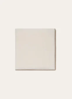 SERVIETTE DE TABLE EN COTON ET LIN BOURDON COLORÉ ECRU