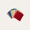 SERVIETTE DE TABLE UNIE EN COTON BORDEAUX