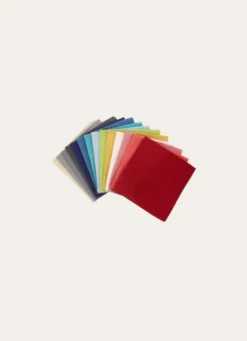 SERVIETTE DE TABLE UNIE EN COTON BORDEAUX