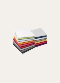 SERVIETTE DE TABLE UNIE EN COTON BLANC
