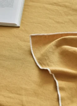 SERVIETTE DE TABLE UNI EN COTON ET LIN OSIER