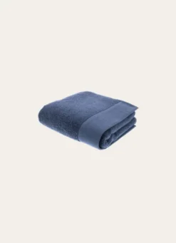 SERVIETTE DE TOILETTE COTON MOELLEUX ZÉRO TORSION SAPHIR