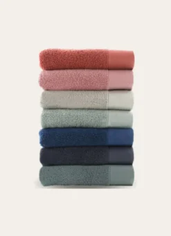 SERVIETTE DE TOILETTE COTON MOELLEUX ZÉRO TORSION SAPHIR