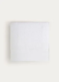 SERVIETTE DE TOILETTE COTON MOELLEUX ZÉRO TORSION BLANC