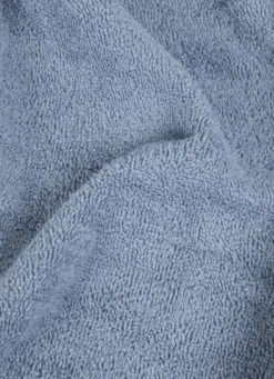 SERVIETTE DE TOILETTE EN COTON UNI BASIL BLEU