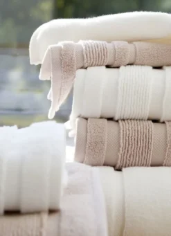 SERVIETTE DE TOILETTE MOELLEUSE LITEAU RAFFINÉ ROSE