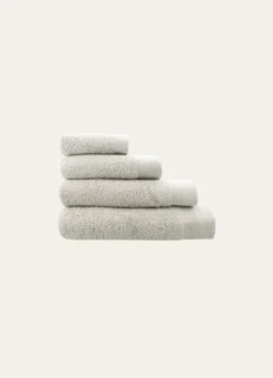 SERVIETTE DE TOILETTE UNIE EN COTON 500GR PERLE