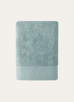 SERVIETTE DE TOILETTE UNIE EN COTON 500GR BLEU ORAGE