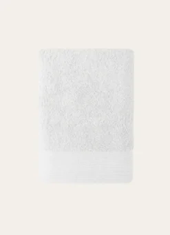 SERVIETTE DE TOILETTE UNIE EN COTON 500GR BLANC