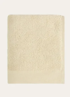SERVIETTE INVITÉ COTON MOELLEUX ZÉRO TORSION BEIGE