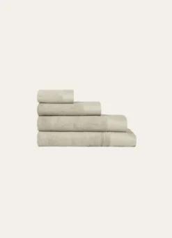 SERVIETTE INVITÉ COTON MOELLEUX ZÉRO TORSION GREGE