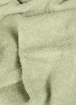SERVIETTE INVITÉ EN COTON UNI BASIL VERT