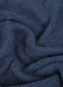 SERVIETTE INVITÉ EN COTON UNI BASIL BLEU FONCÉ