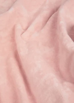 SERVIETTE INVITÉ EN VELOURS BRODÉE 500GR ROSE