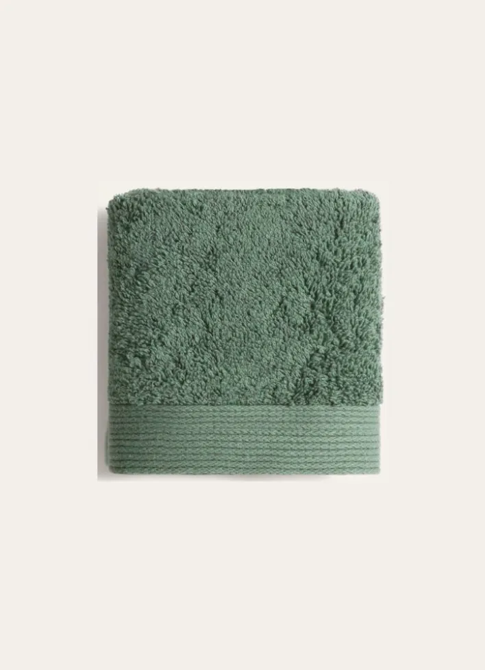 SERVIETTE INVITÉ UNIE EN COTON 500GR OLIVE