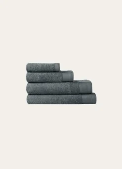SERVIETTE INVITÉ UNIE EN COTON 500GR ARDOISE