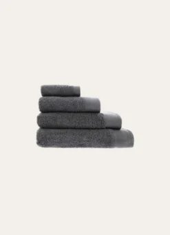 SERVIETTE INVITÉ UNIE EN COTON 500GR ARDOISE