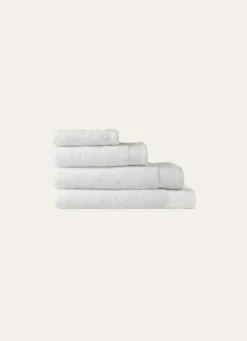 SERVIETTE INVITÉ UNIE EN COTON 500GR BLANC