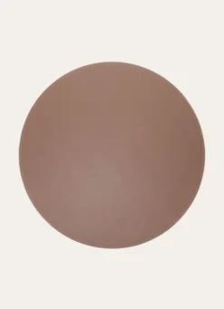 SET DE TABLE ROND FAUX CUIRBRONZE