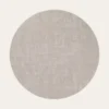 SET DE TABLE ROND IMPERMÉABLE DOUBLE FACE BEIGE CLAIR