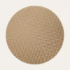 SET DE TABLE ROND TISSÉ DORE