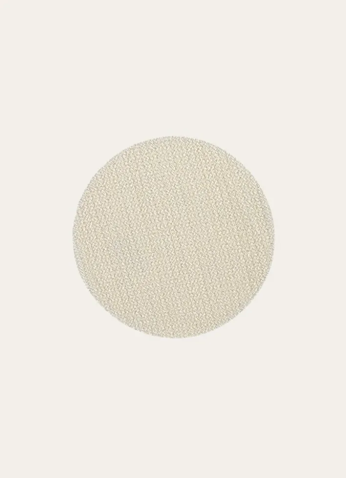 SET DE TABLE ROND TRESSÉ BEIGE