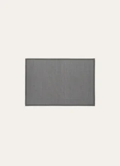 SET DE TABLE UNI TISSÉ ANTHRACITE